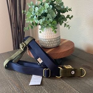 Navy Olive Step-In Harness